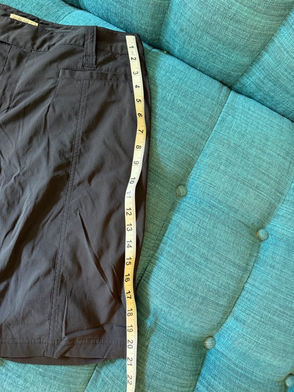 Royal Robbins Black travel shorts with Branded Waist Tag - Picture 6 of 7